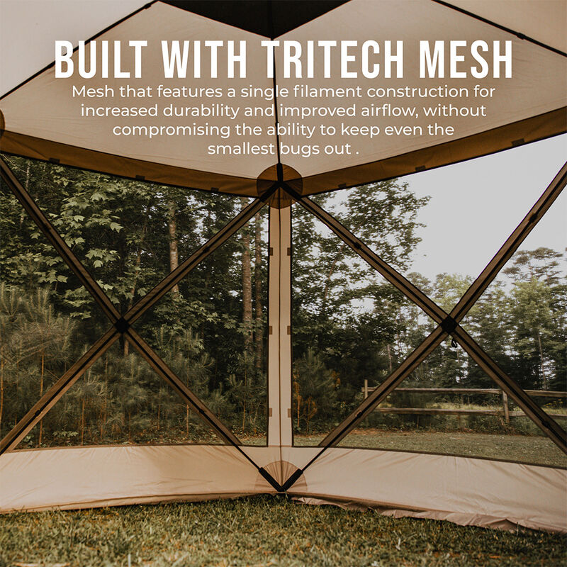 Gazelle G6 6-Sided Portable Gazebo with TriTech Mesh image number 6