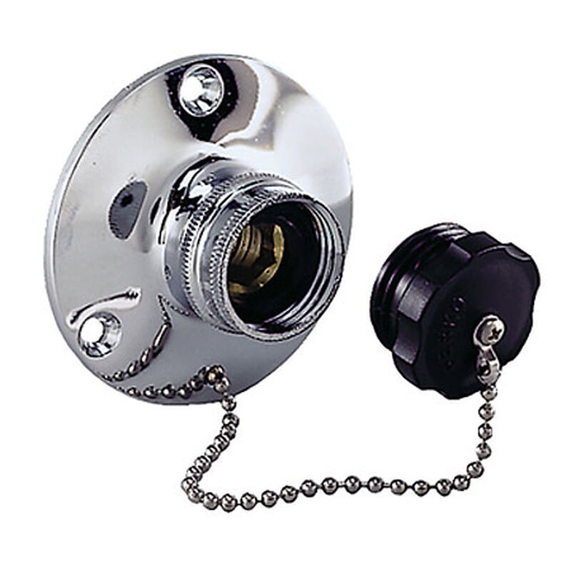 Water Inlet Fitting With Plug image number 1