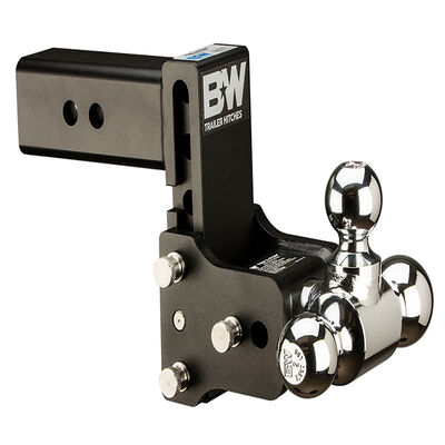 B&W Hitches Tow & Stow Class V Trailer Hitch Ball Mount, 14,500 GTW, 1,450 Tongue Weight