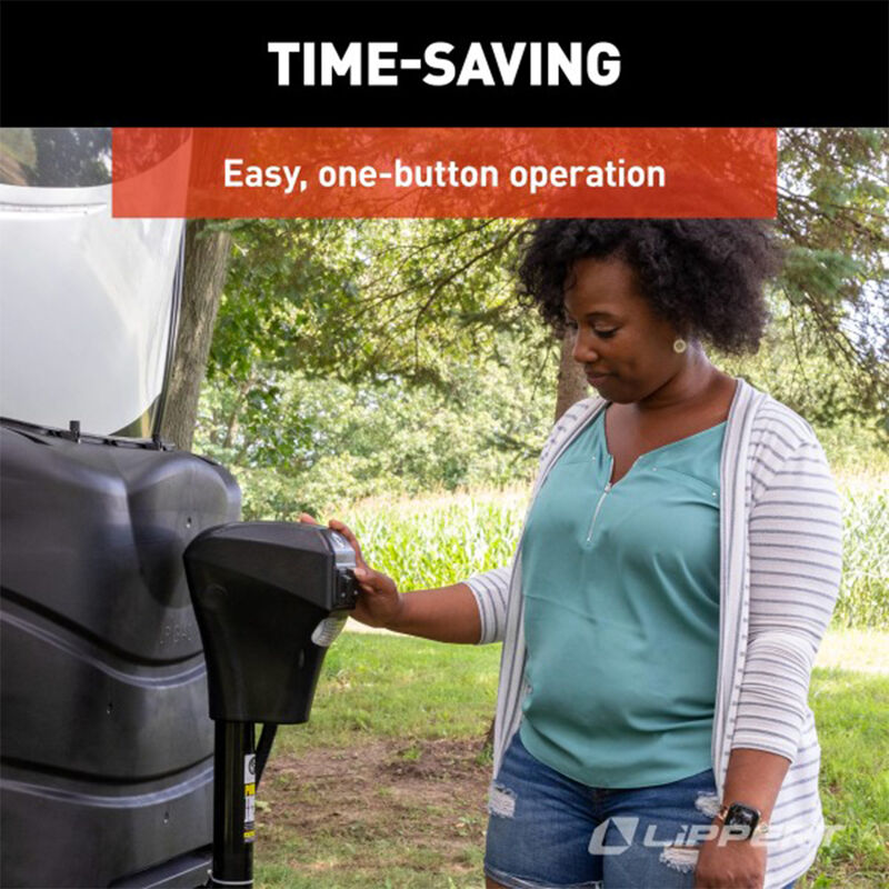 Lippert Power Tongue Jack, Black image number 3