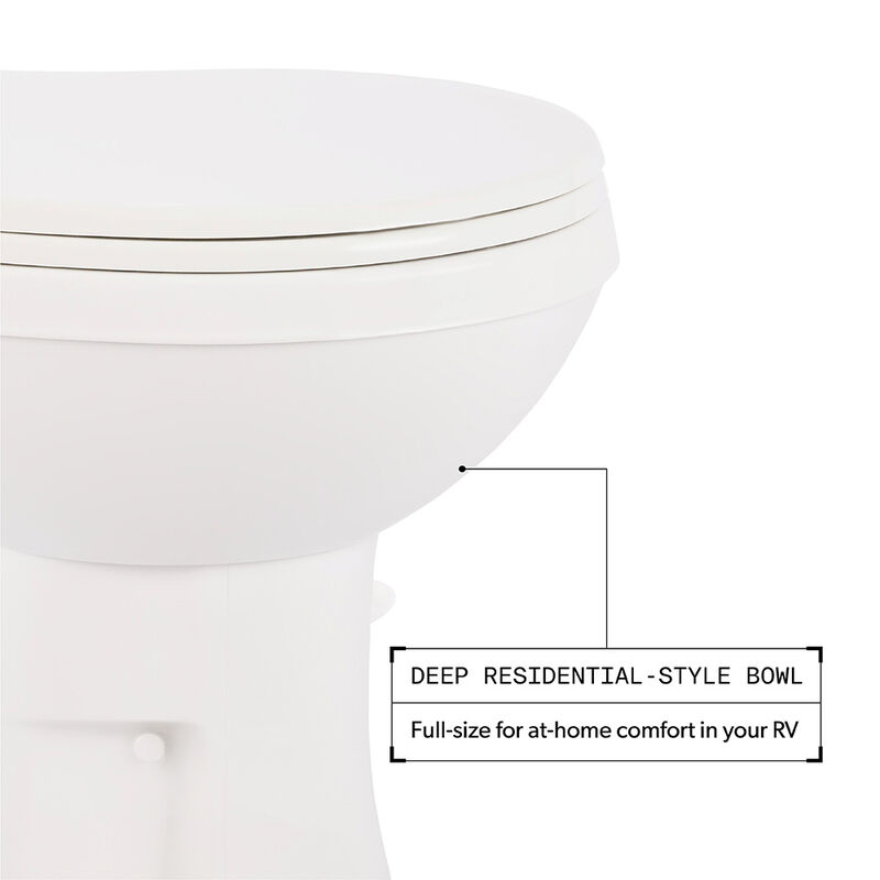 Dometic Model 400 Essential RV Toilet, Standard Height image number 8