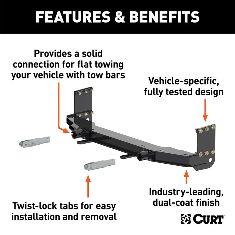 CURT 70117 Custom Tow Bar Base Plate, Select Buick Envision image number 3