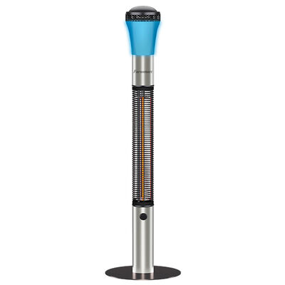 Epsilon 68&rdquo; Electric Infrared Tower Heater with Bluetooth, Silver