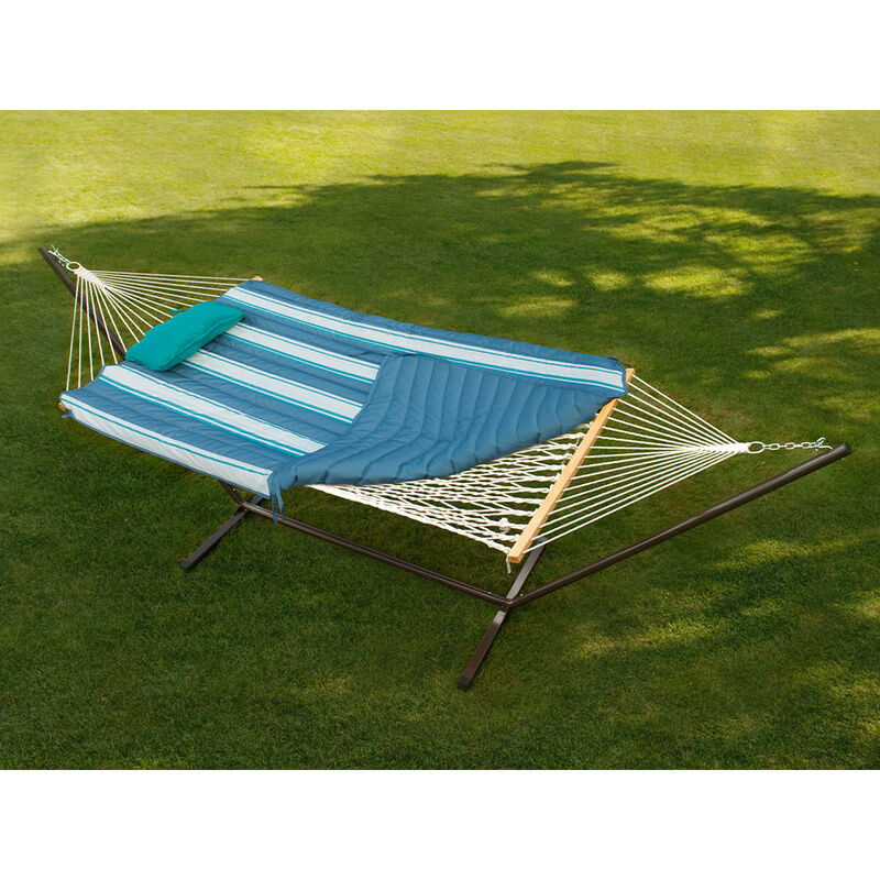 Algoma Rope Hammock, Stand, Pad, and Pillow Combination image number 8