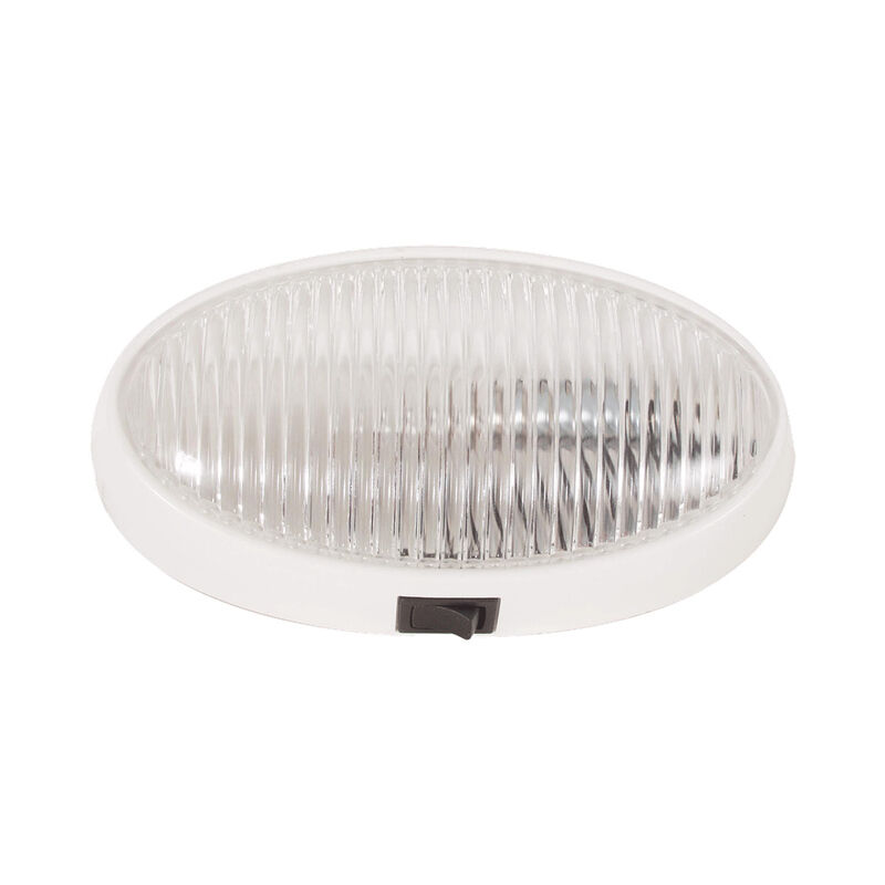 Optronics Clear Utility Light with Switch, White Housing image number 1