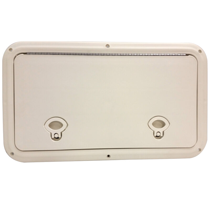 DPI Marine DPF White Flush Series Hatch Door, 12-7/8" x 19-3/4" O.D. frame image number 1