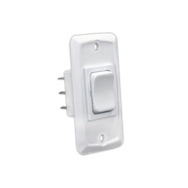 JR Products 12835 HD 12V Mom-On/Off/Mom-On Switch, White image number 1