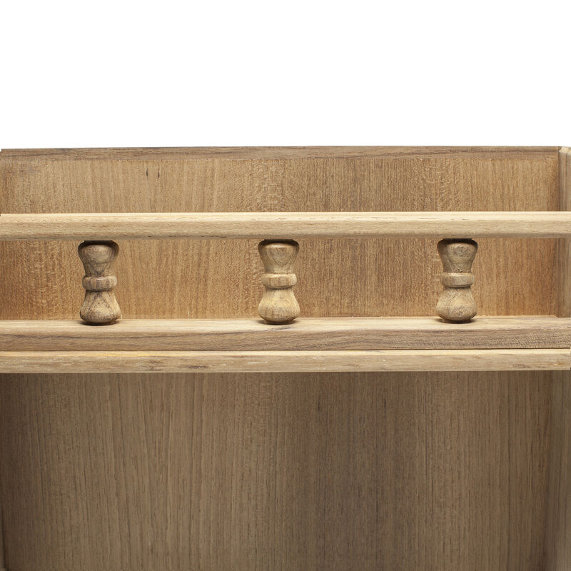 Whitecap Teak Spice Rack w/Paper Towel Holder image number 3