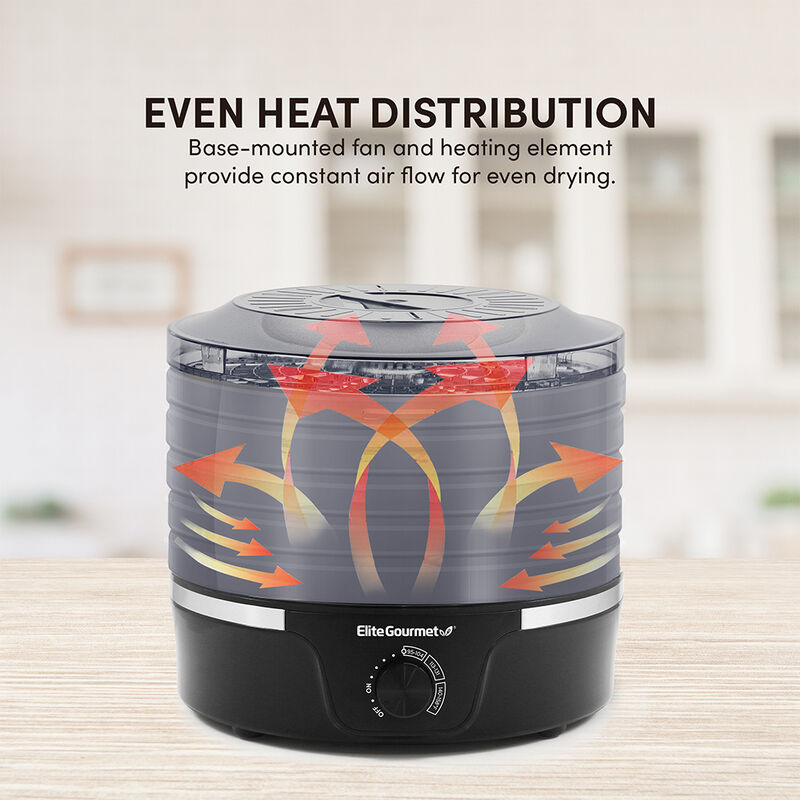  Elite Gourmet 5-Tier Food Dehydrator, Opaque  image number 5