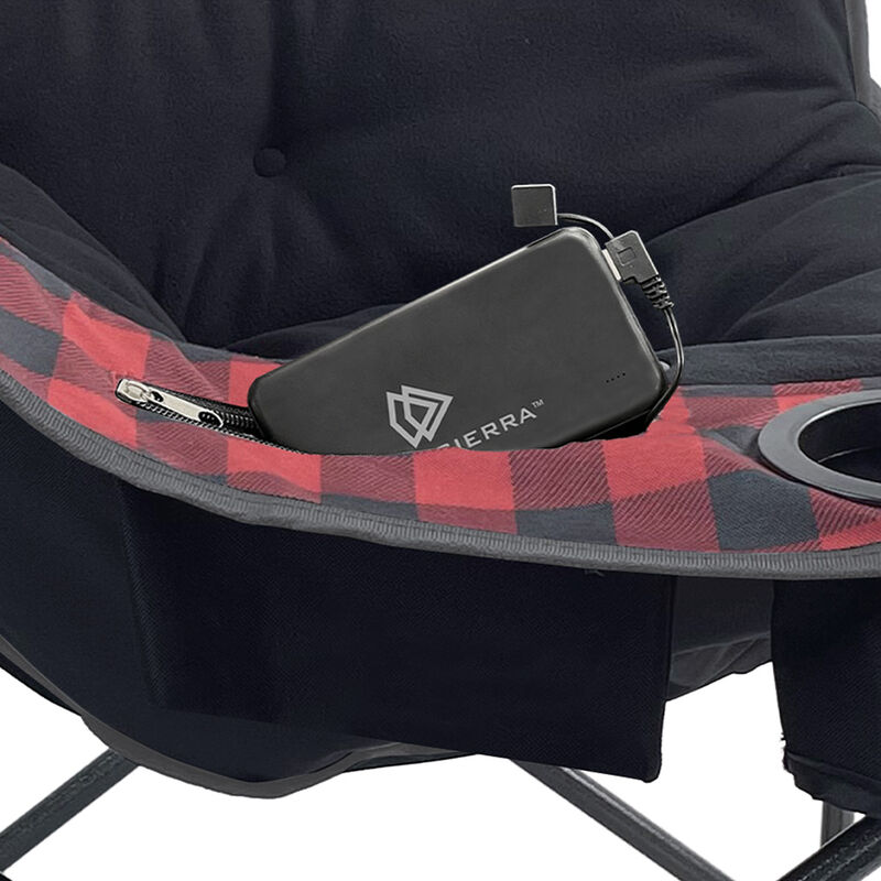 Black Sierra Heated Comfort Cloud Chair image number 8