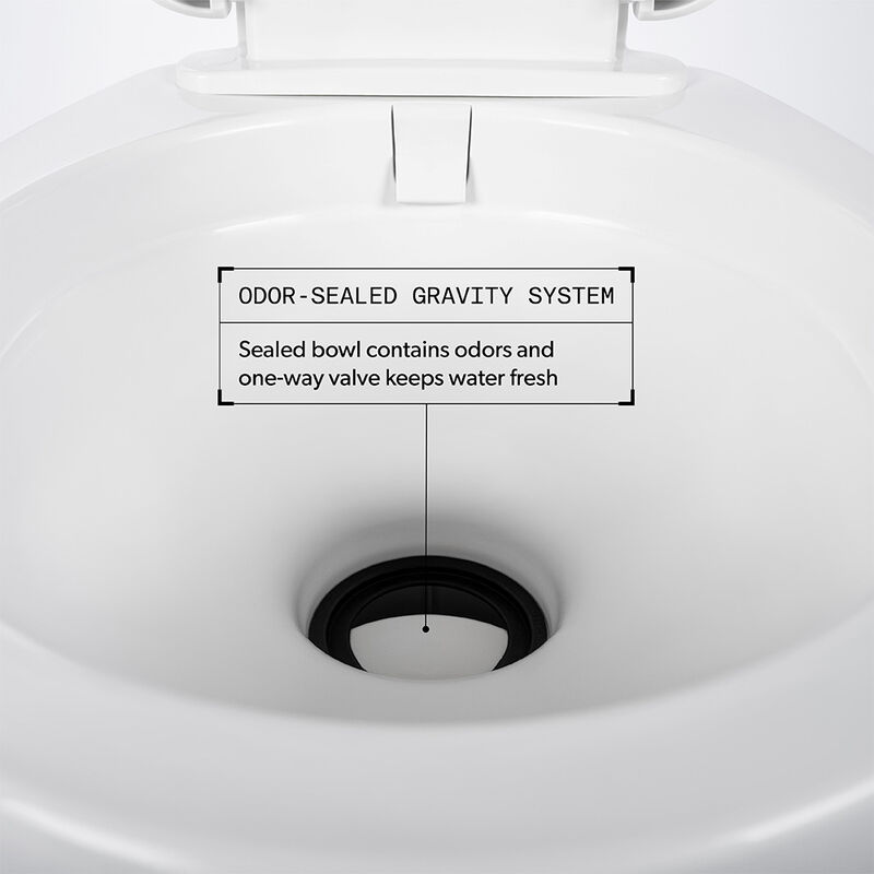 Dometic Model 400 Essential RV Toilet, Standard Height image number 16