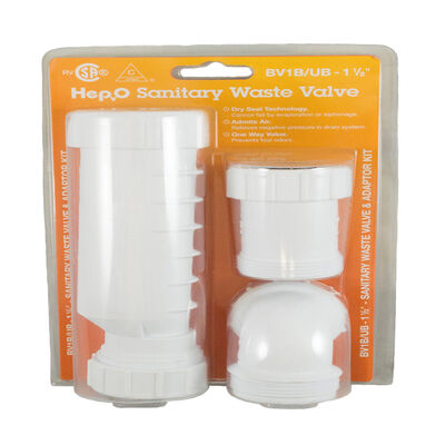 Sunbelt Waterless Sink Trap, 1-1/2 Inch Angled Adaptor