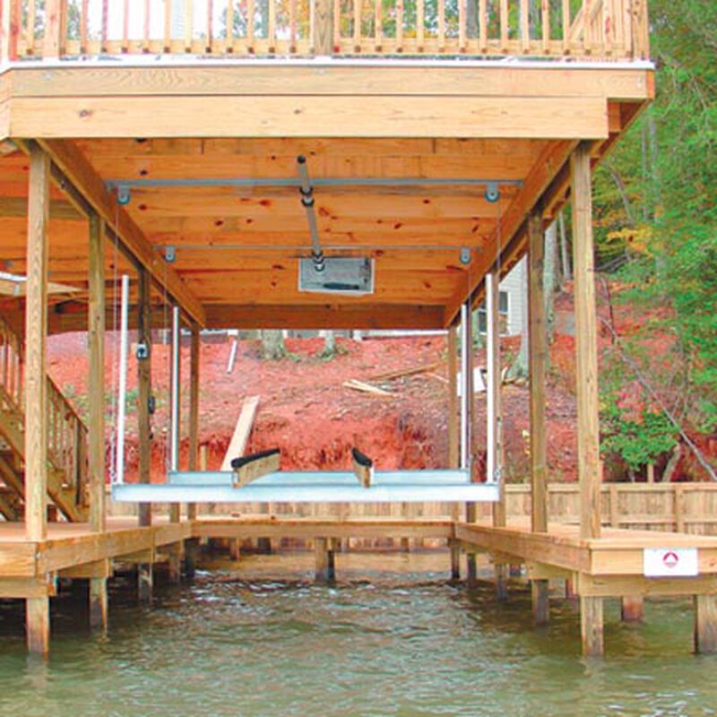 Doozie Boat House 4000-lb. Cradle Lift Kit With Overhead Beams image number 1