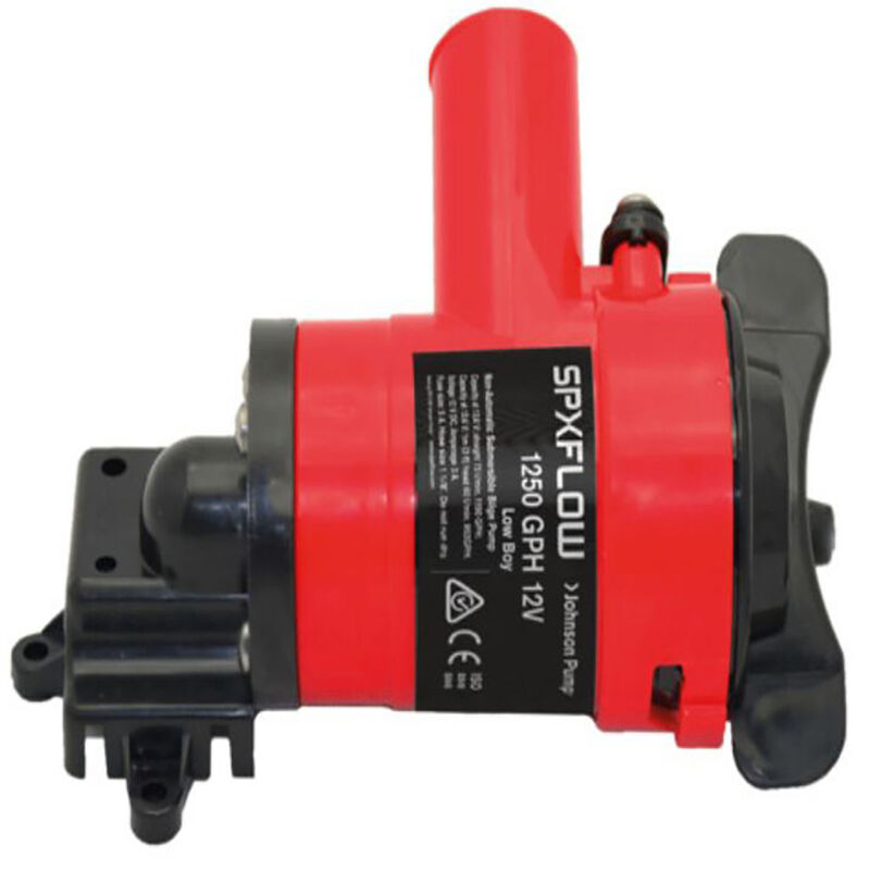 Johnson Pump Low Boy Bilge Pump, 1250 GPH, 12 V image number 1
