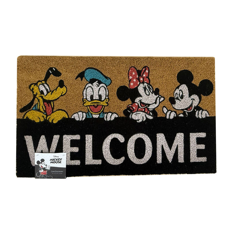 Disney Coir Non-Slip Grip Door Mat, 18" x 30" image number 1