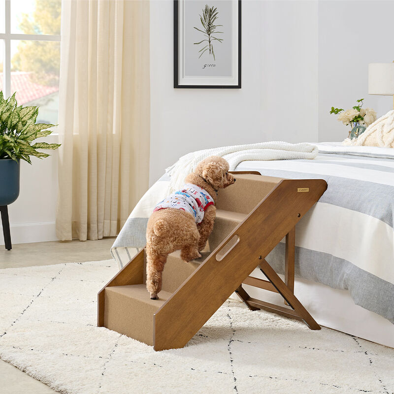 Stakmore Pet Steps, Fruitwood Finish / Brown Felt image number 1