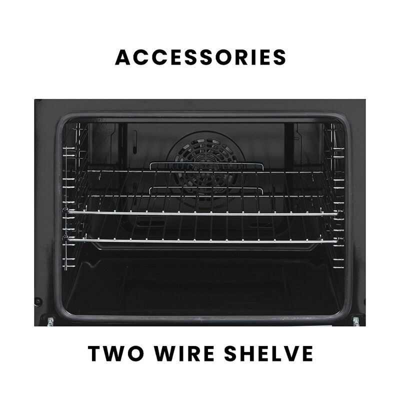 Equator 24" Electric Cooking Range with Convection Oven and Air Fryer, Stainless Steel image number 5