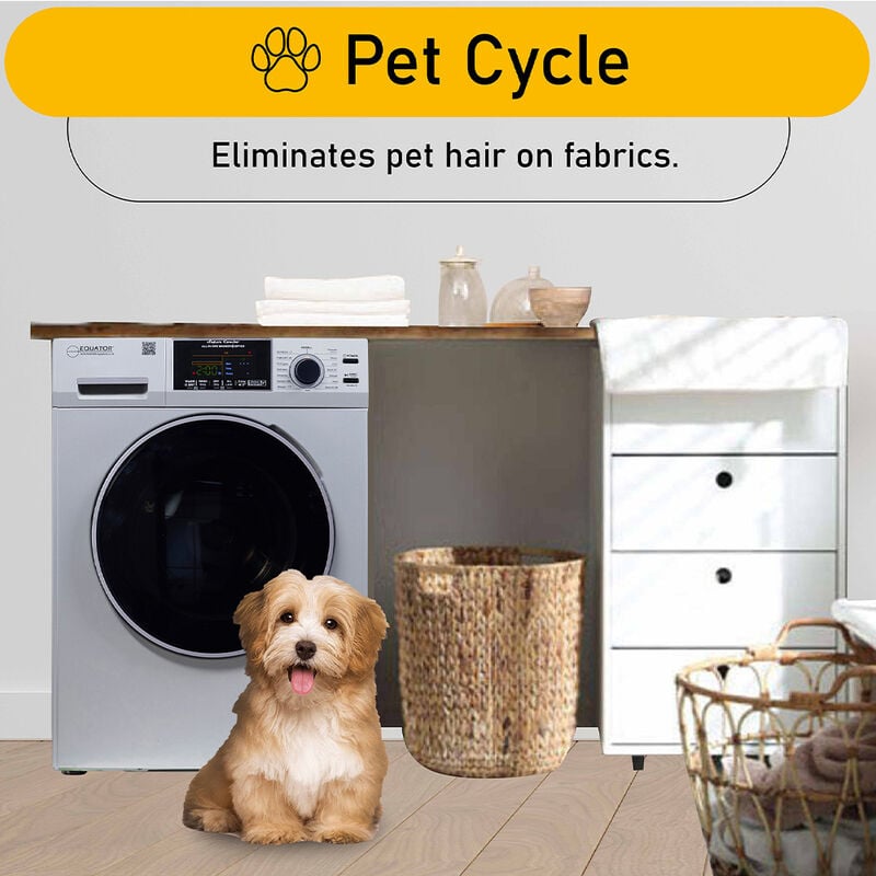 Equator 15-lb. All-in-One Combo Washer Dryer, Silver image number 11