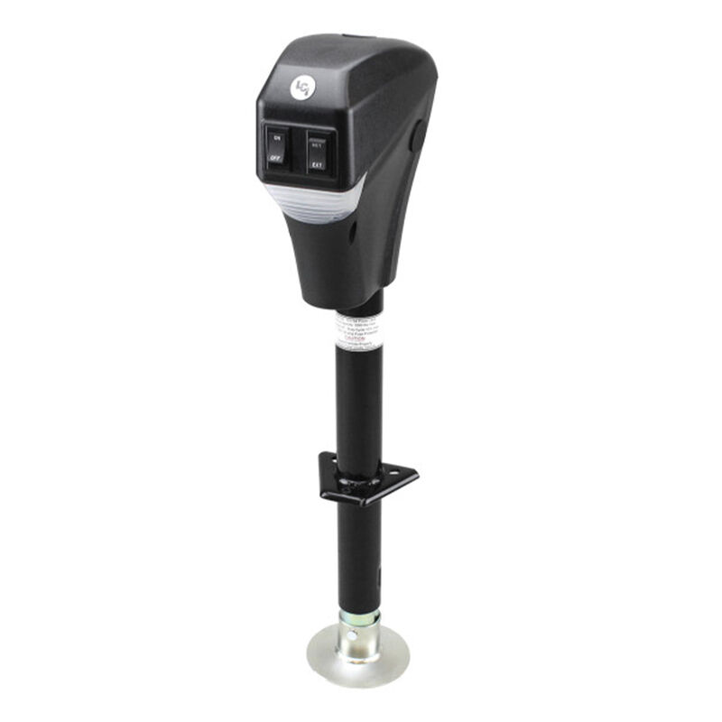 Lippert Power Tongue Jack, Black image number 1