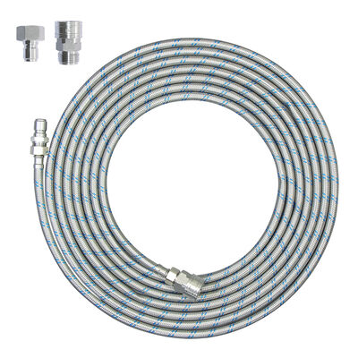 Blu Technology 25ft Universal Stainless Steel Hose w/ Quick Connects