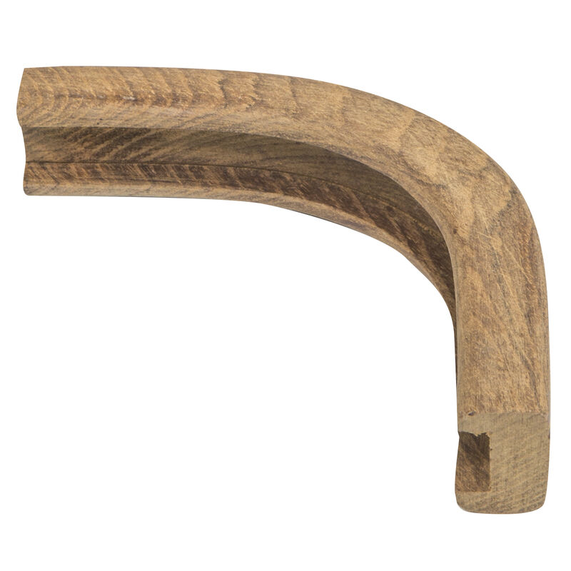 Whitecap Teak 1/2" Track Outside Corner Bulkhead Molding image number 2