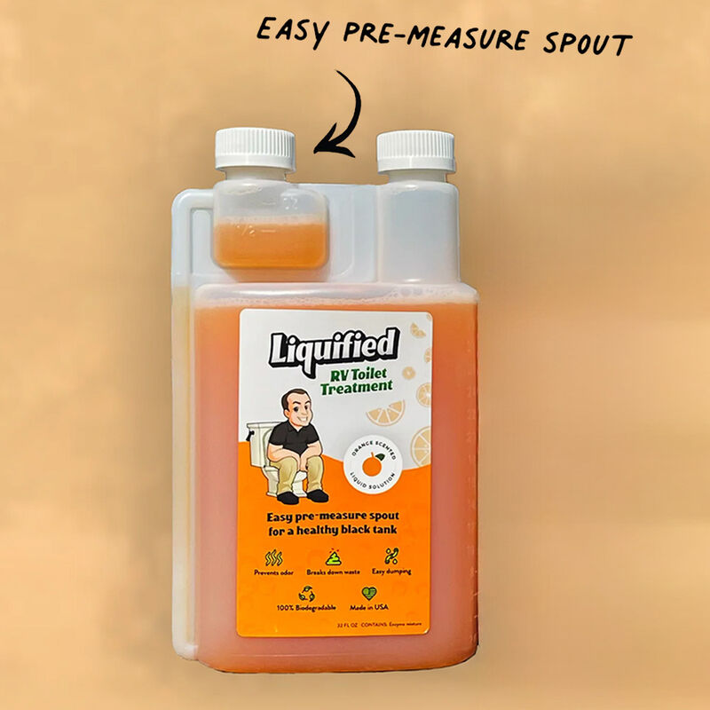 Liquified 32 oz RV Toilet Treatment - Orange Scent image number 3