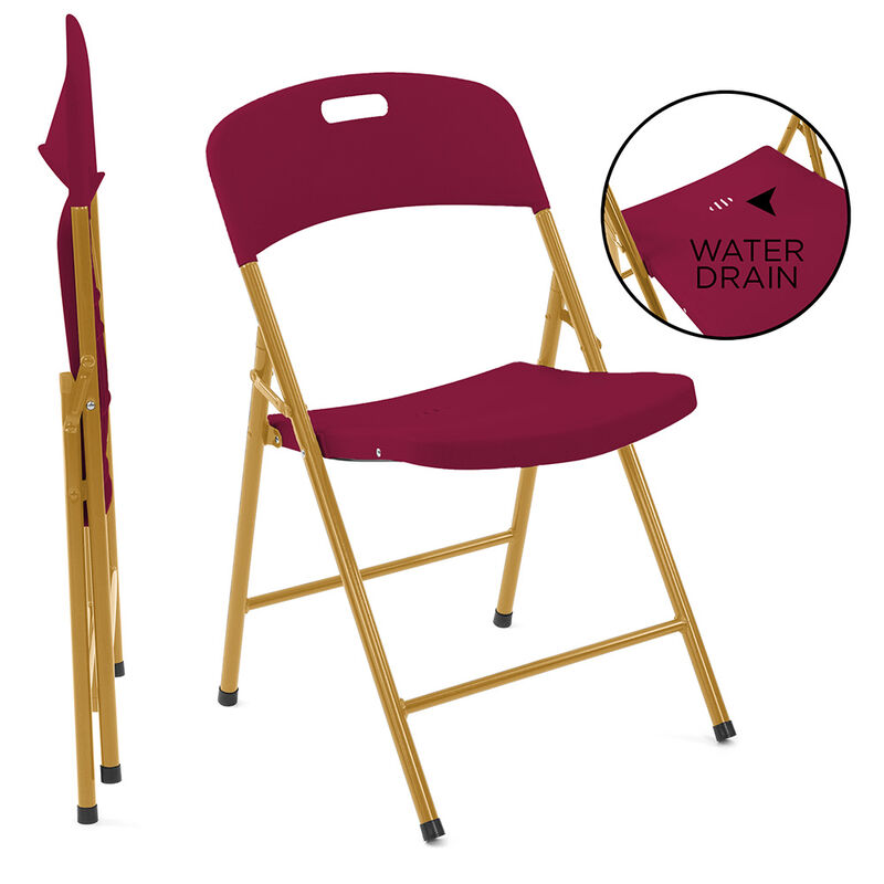 The Rolling Table Sport Edition Folding Chairs, 4-Pack image number 2