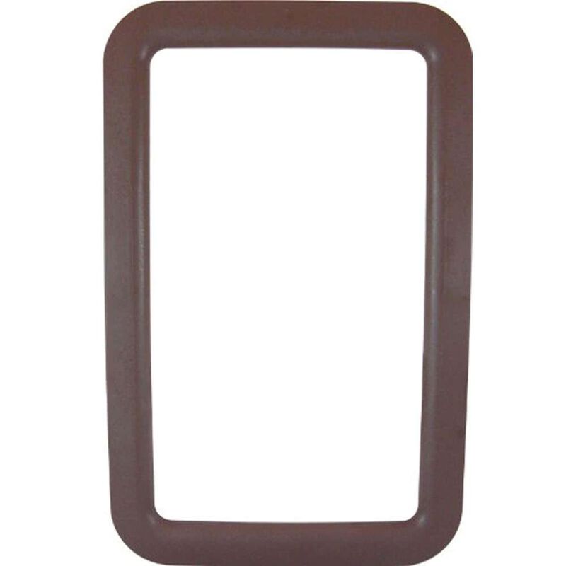 RV Entrance Door Window Frames - Exterior Brown image number 1