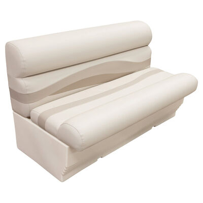 Wise Premier Pontoon 50" Wide Bench Seat with Platinum Base