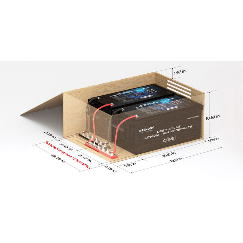 Renogy Core Series 12V 300Ah LiFePO4 Battery with Self-Heating image number 5