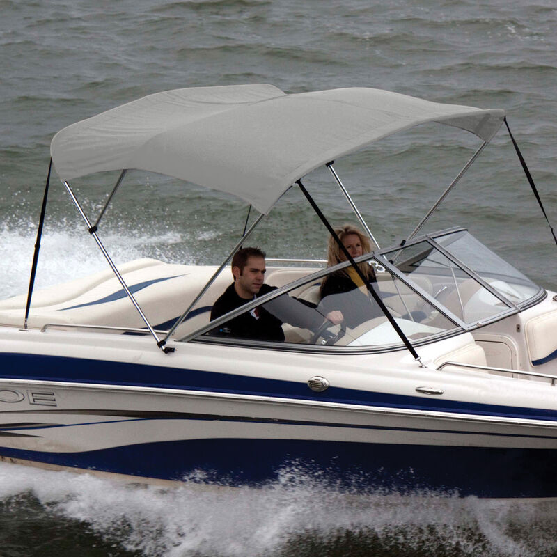 Shademate Bimini Top Sunbrella Fabric and Boot Only, 3-Bow 6'L, 36"H, 54"-60"W image number 11