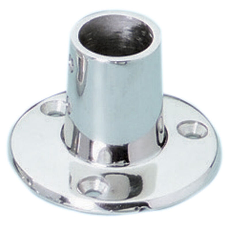 Whitecap Round Base Rail Fitting, Zamac 90&deg; image number 1