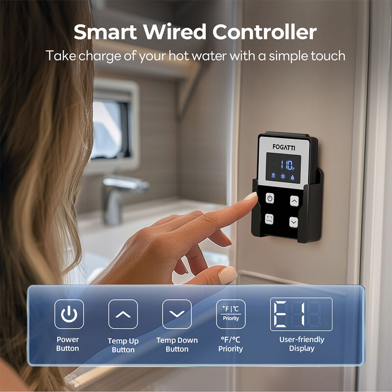 Fogatti InstaShower 8 Plus 55,000 BTU RV Tankless Water Heater without Door image number 5