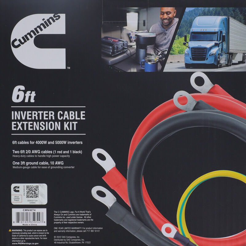 Cummins Installation Cable Kit for 4000W and 5000W Inverters image number 3