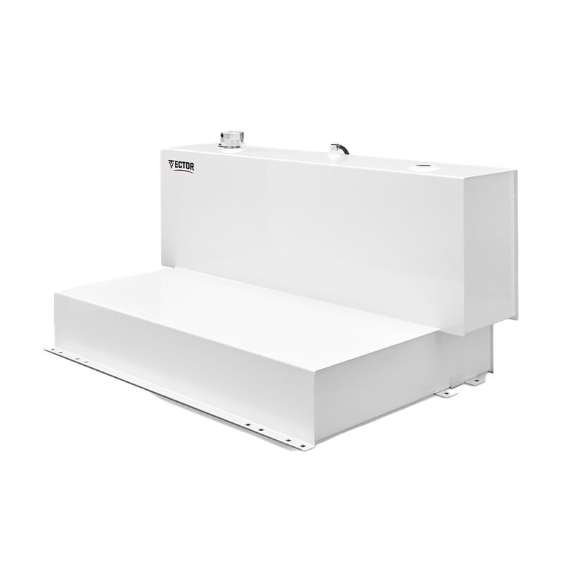 Vector 6965 Pro Series 92-Gallon LT-Shaped Diesel Transfer Tank, White image number 2