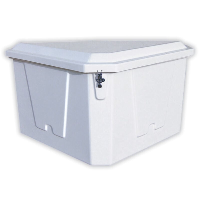 Dockmate Stow 'n Go Triangle Dock Box, 27"H x 54"W x 33"D image number 1