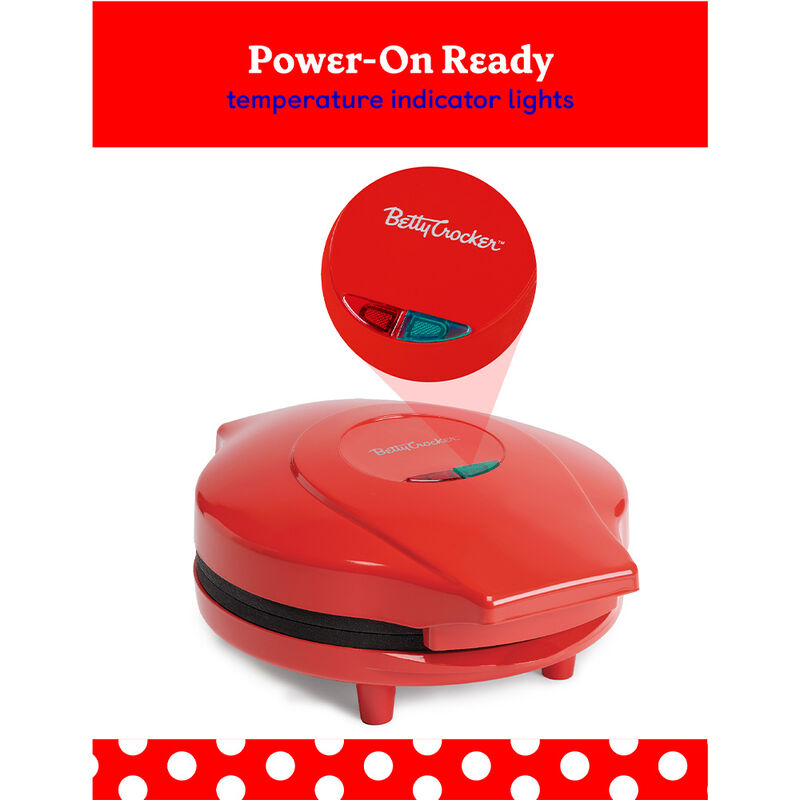 Betty Crocker 8" Travel Pizza Maker Plus, Red image number 6
