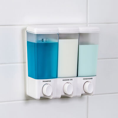 Clear Choice 3-Chamber Shower Dispenser