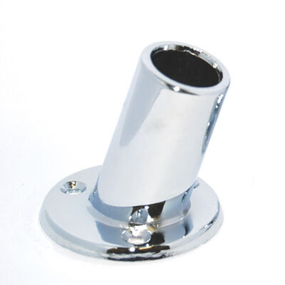 Slanted Flag Pole Socket, fits 3/4" and 1" poles