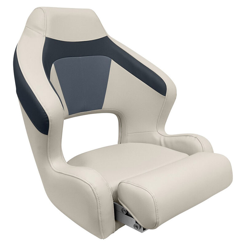 Wise Premier Pontoon XL Bucket Seat with Flip-Up Bolster image number 1