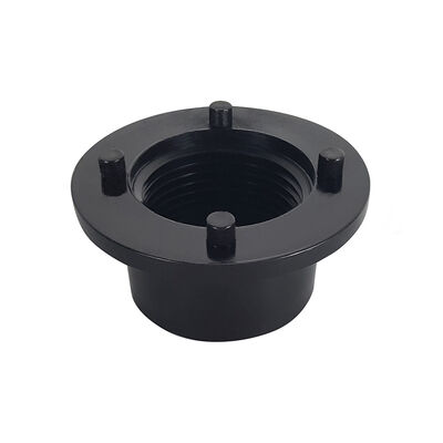 ICON Technologies Spin Weld Fitting, 1" Flush Threaded FPT, Black