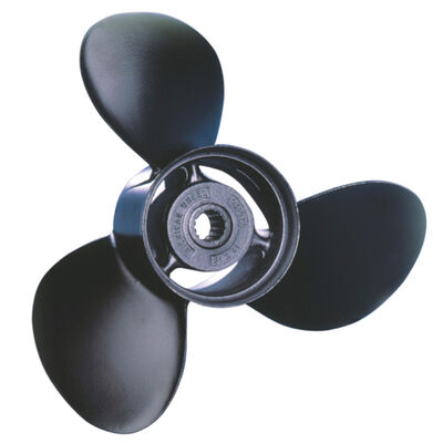 Michigan Wheel 3-Blade Prop, Pressed Rubber Hub / Aluminum, 9 dia x 9, RH