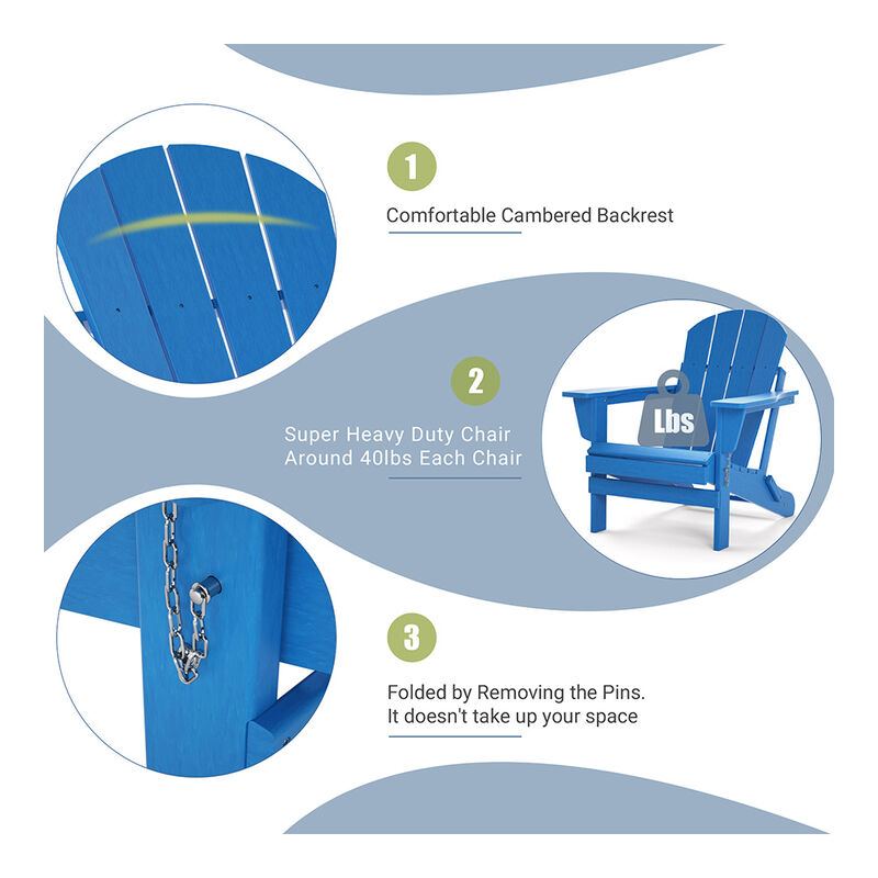 Upland Folding Adirondack Chair image number 5