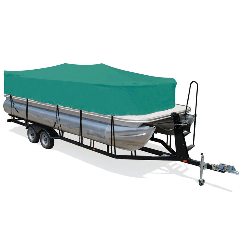 Trailerite Hot Shot Cover for Trailerite Pontoon Playpen Boat Cover, Teal (20'1" - 21'0" Cl X 102" B) image number 1