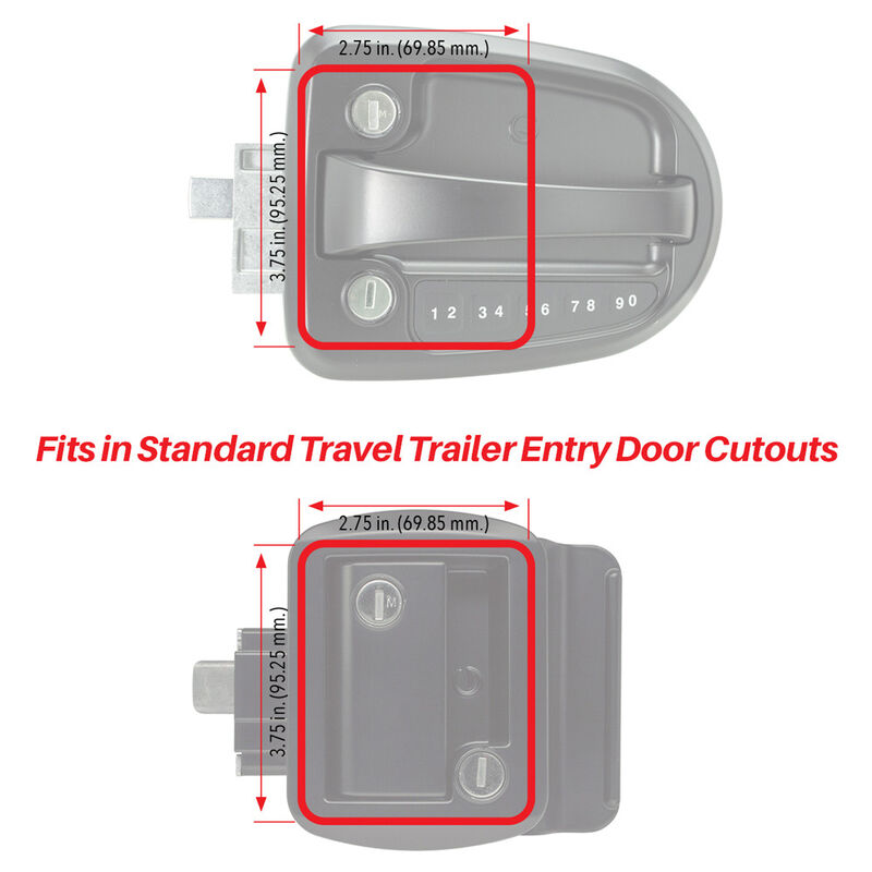 Global Link Ultra Pro ES Bluetooth Electronic Travel Trailer Lock image number 3