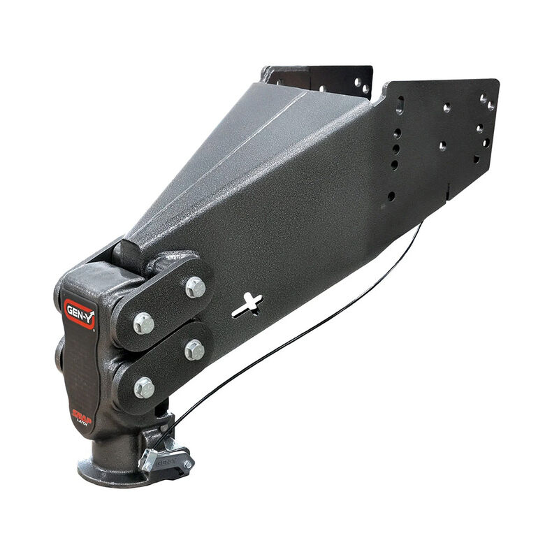 Gen-Y Hitch Executive 5th Wheel Pin Box Replacement with Gooseneck SnapLatch Coupler, 6.5K Pin Weight image number 1