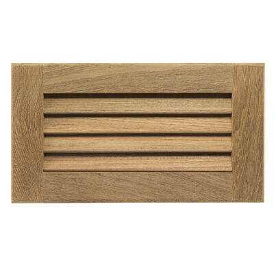 Whitecap Teak Louvered Insert, 6-3/8"H x 11-3/16"W x 3/4"D