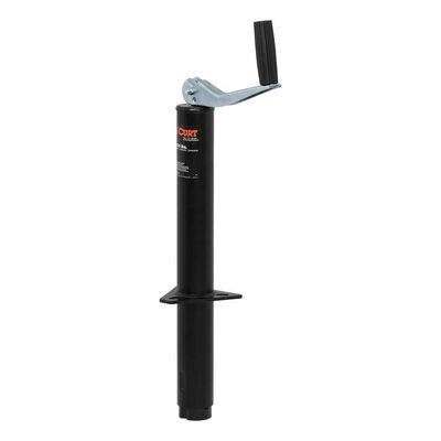 CURT A-Frame Trailer Jack, 2000 lb. wt. capacity, 14&rdquo; travel, top-wind handle