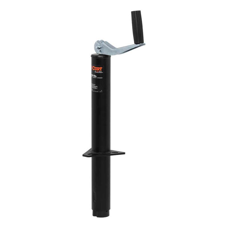 CURT A-Frame Trailer Jack, 2000 lb. wt. capacity, 14&rdquo; travel, top-wind handle image number 1