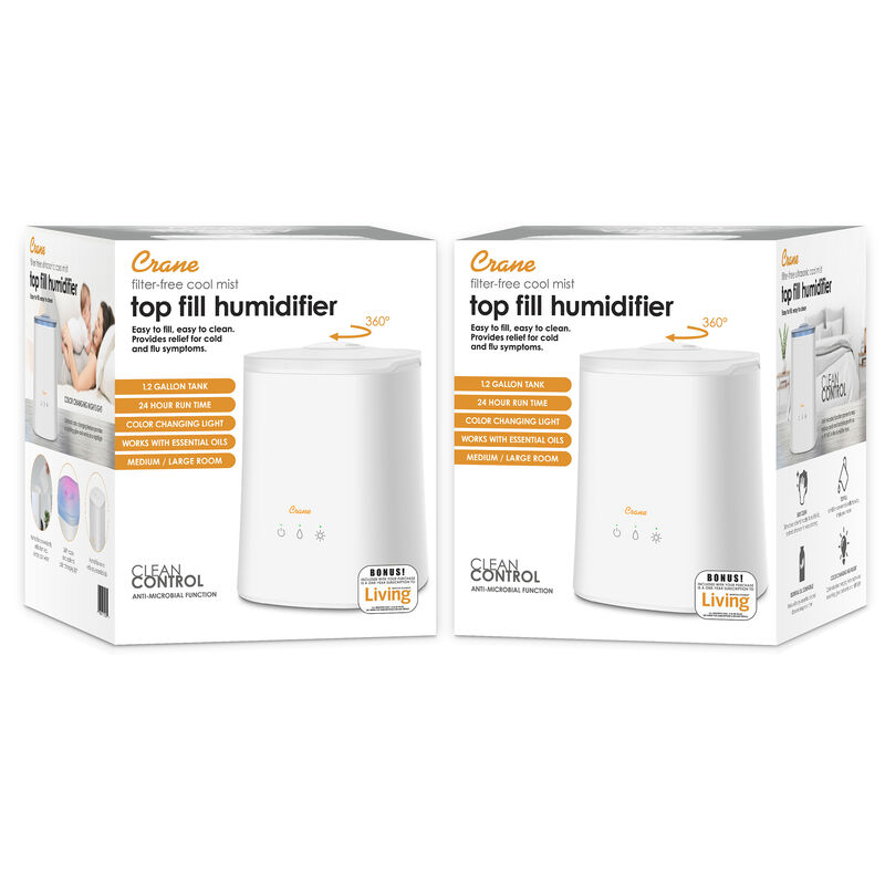 Crane Top-Fill Ultrasonic Cool Mist Humidifier image number 4